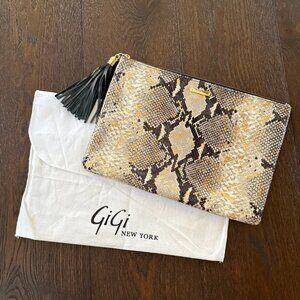 Snakeskin Uber Clutch by GiGi New York